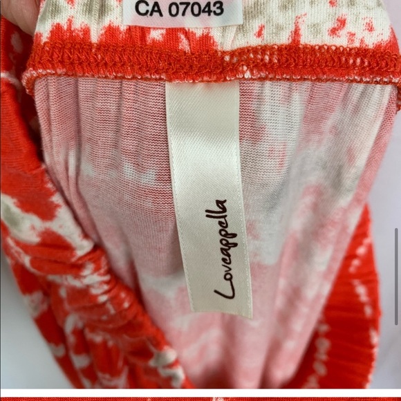 Loveappella Bohemian Orange Tie Dye Maxi Skirt Size S - Picture 8 of 8